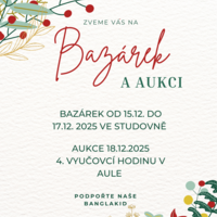 Bazárek a aukce 2025